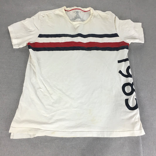 Tommy Hilfiger Mens T-Shirt Size XL White Short Sleeve Tee