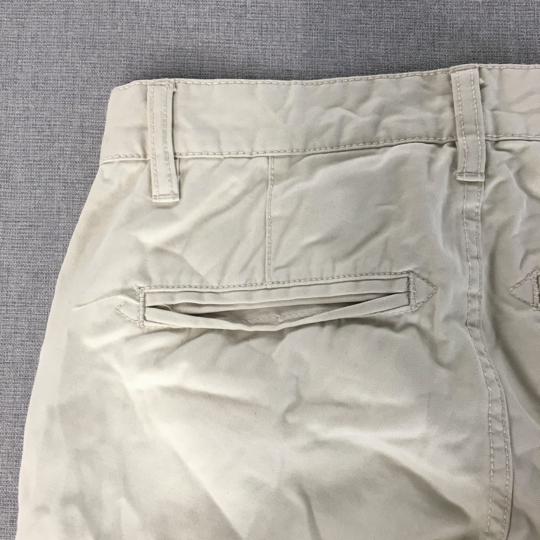 Angelo Litrico By C&A Chino Pants Size 30 Cream Beige Slim Fit