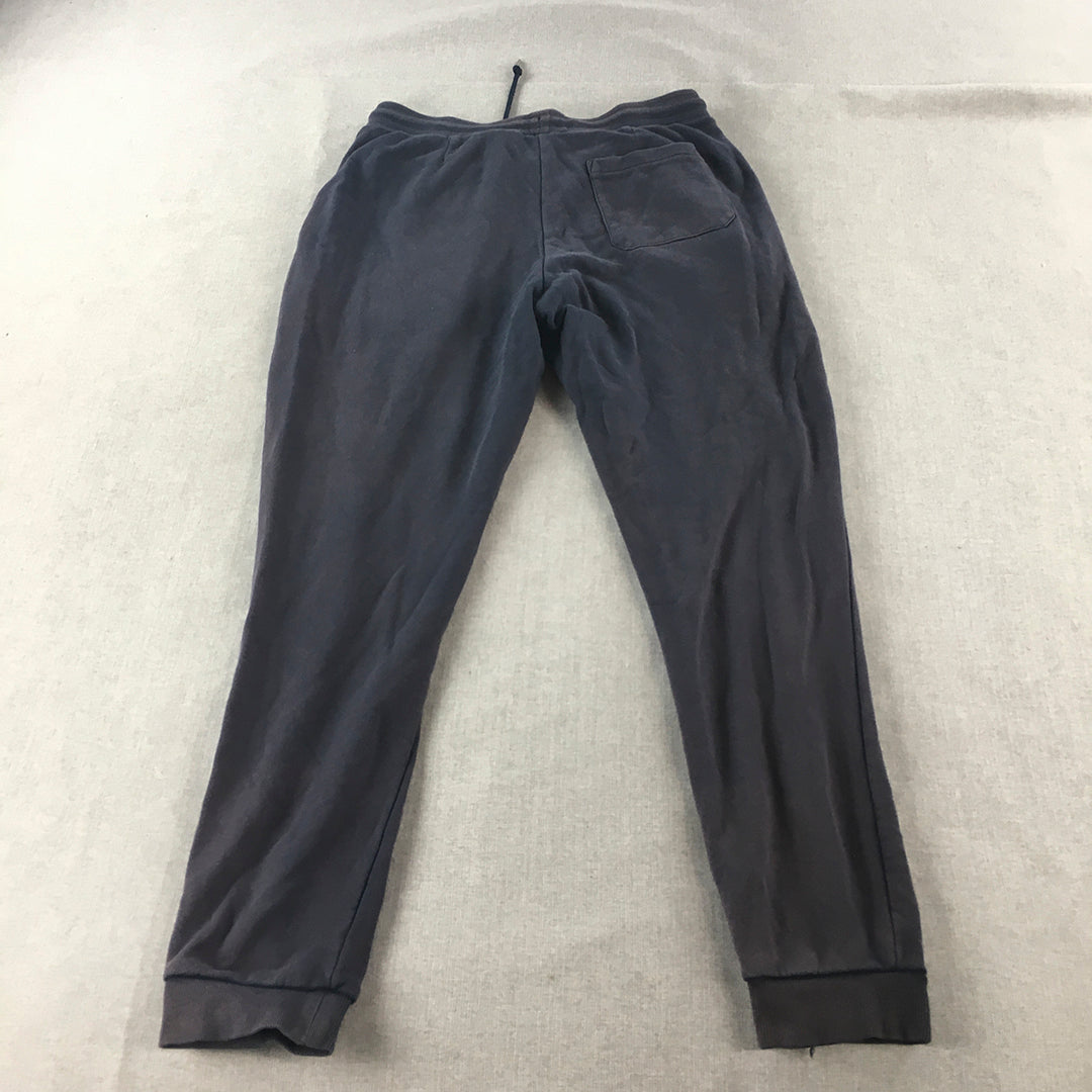 Country Road Mens Tracksuit Pants Size M Navy Blue Drawstring Jogger