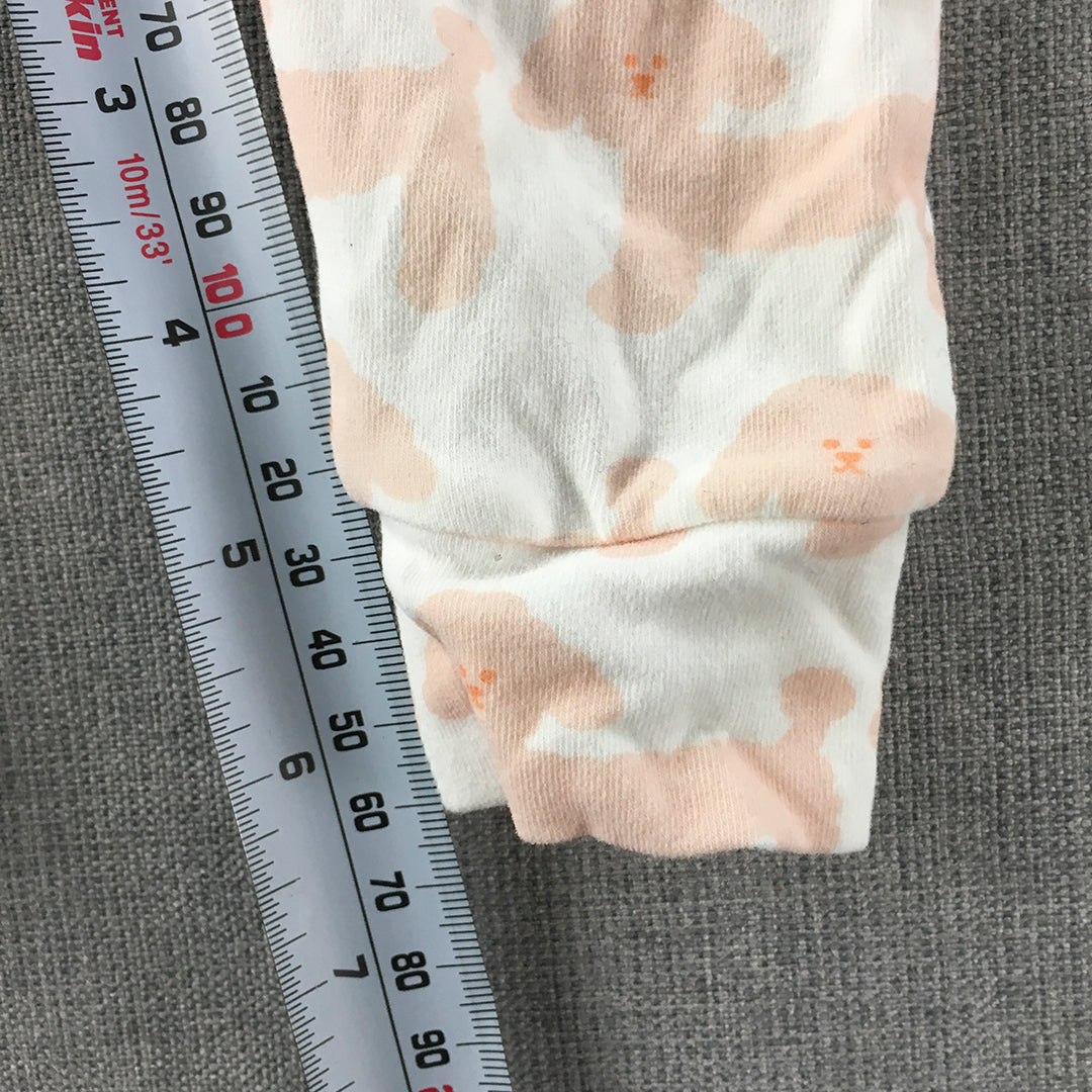 Seed Heritage Baby Girls Pants Size 000 (0 - 3 Months) Pink White