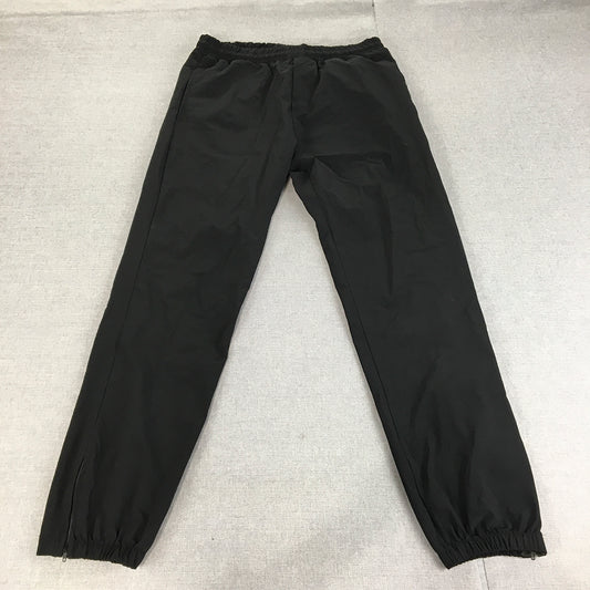 Boohoo Man Jogger Pants Size M Black Pockets Elastic Waist Cuffs