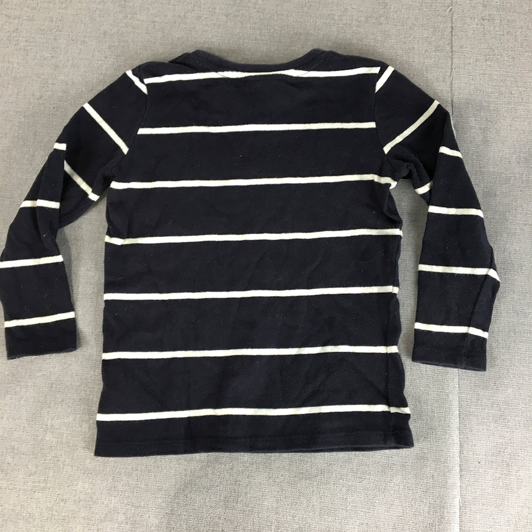 Seed Heritage Kids Toddler Sweater Size 3 Years Navy Blue Logo Knit Jumper