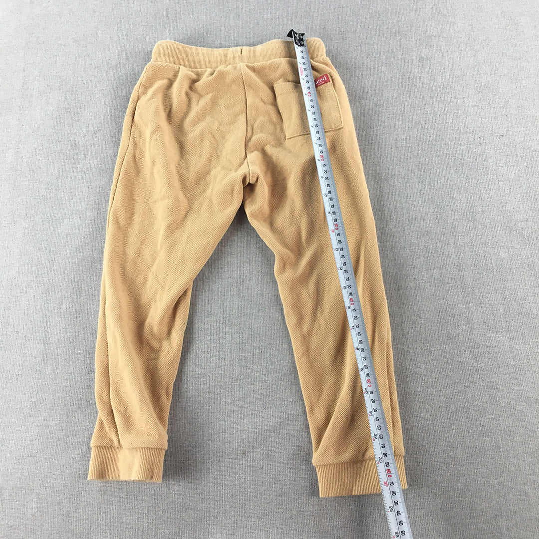 Seed Heritage Kids Girls Jogger Pants Size 5 Brown Drawstring Tracksuit