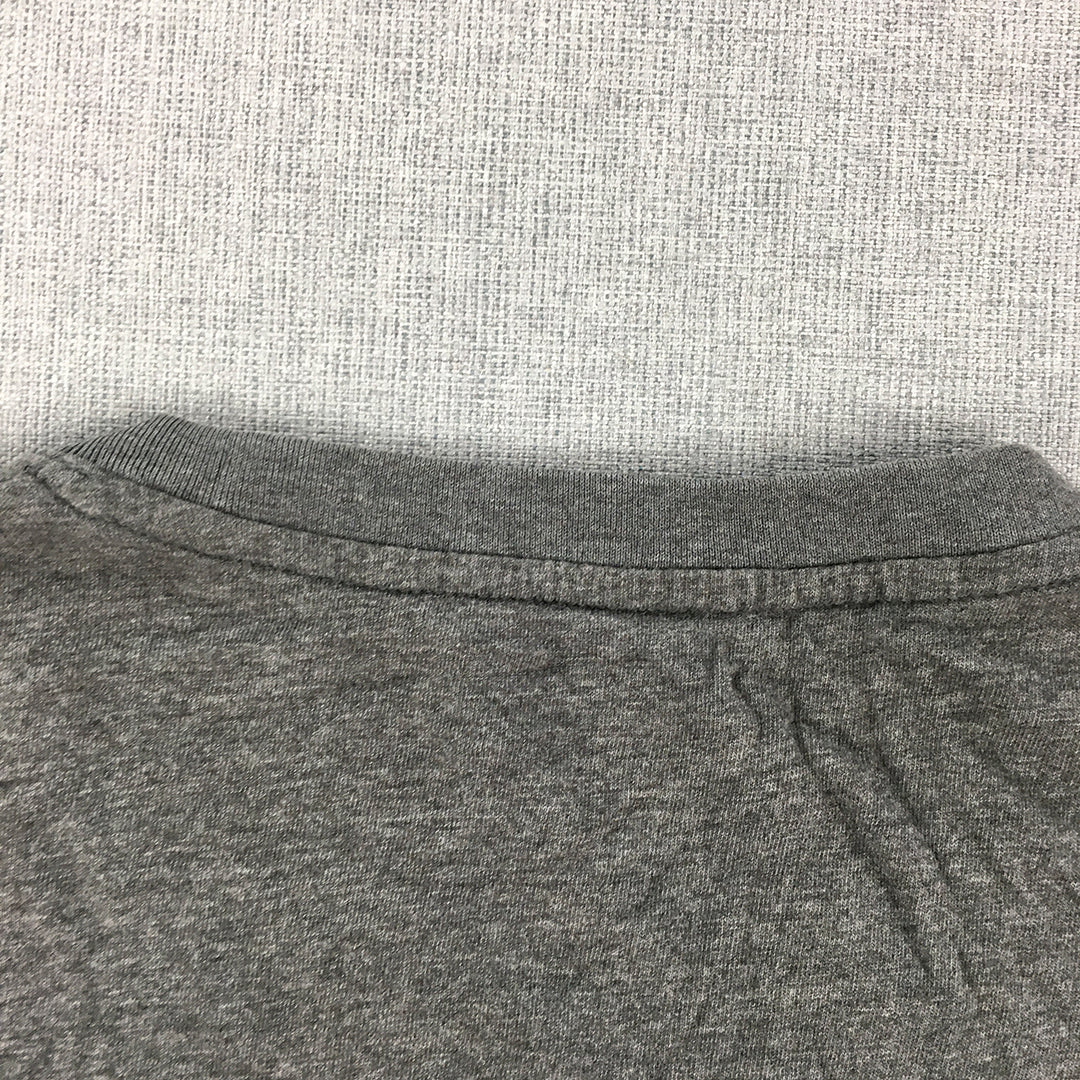 Uniqlo Mens T-Shirt Size M Grey Crew Neck Short Sleeve Tee