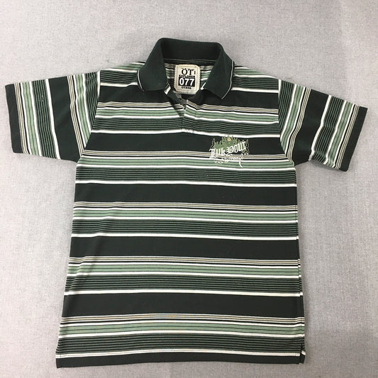 Vintage Otaya Explorer Mens Polo Shirt Size S Green Rugby Y2K Japanese Brand