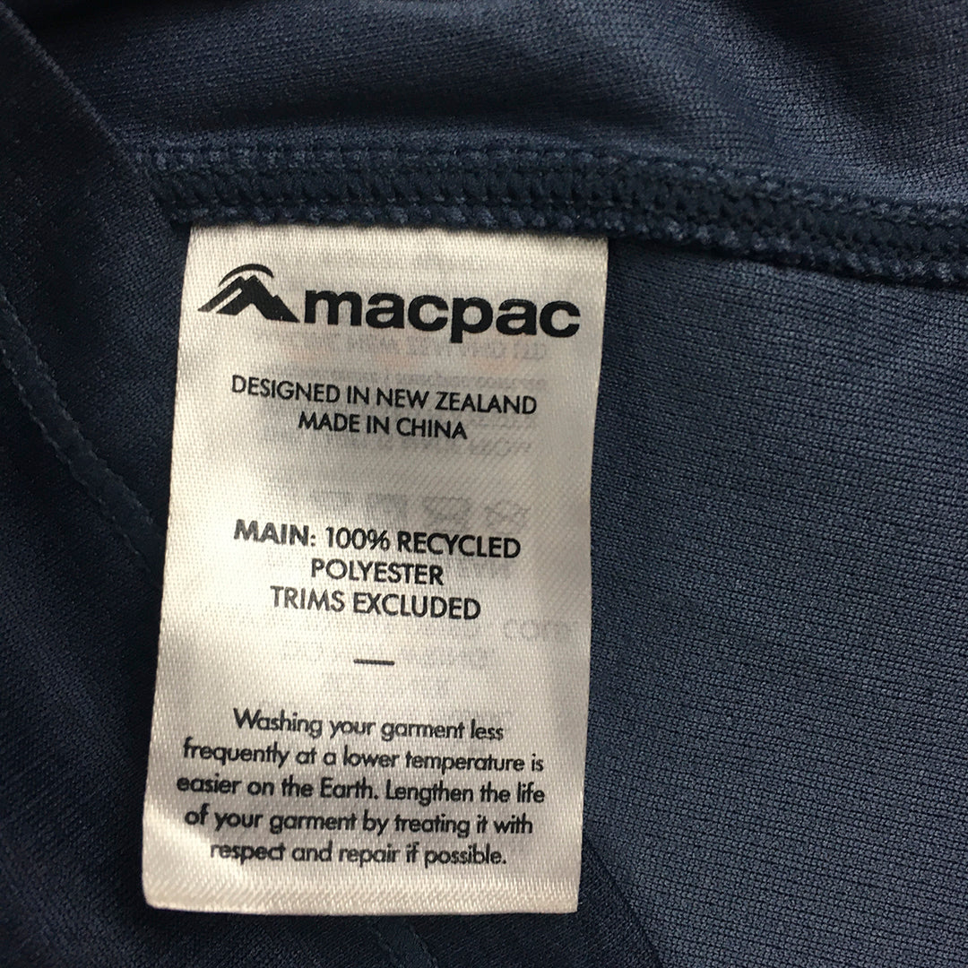 Macpac Womens Tank Top Size 12 Blue Sleeveless Shirt