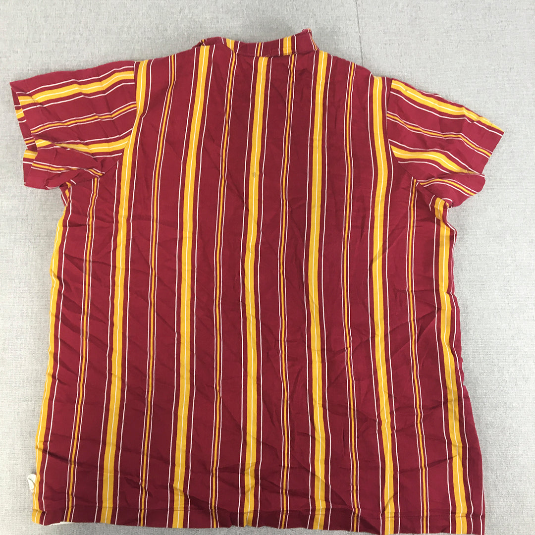 Peter Alexander jnr x Harry Potter Kids Pajama Top Size 14 Red Sleepwear Shirt