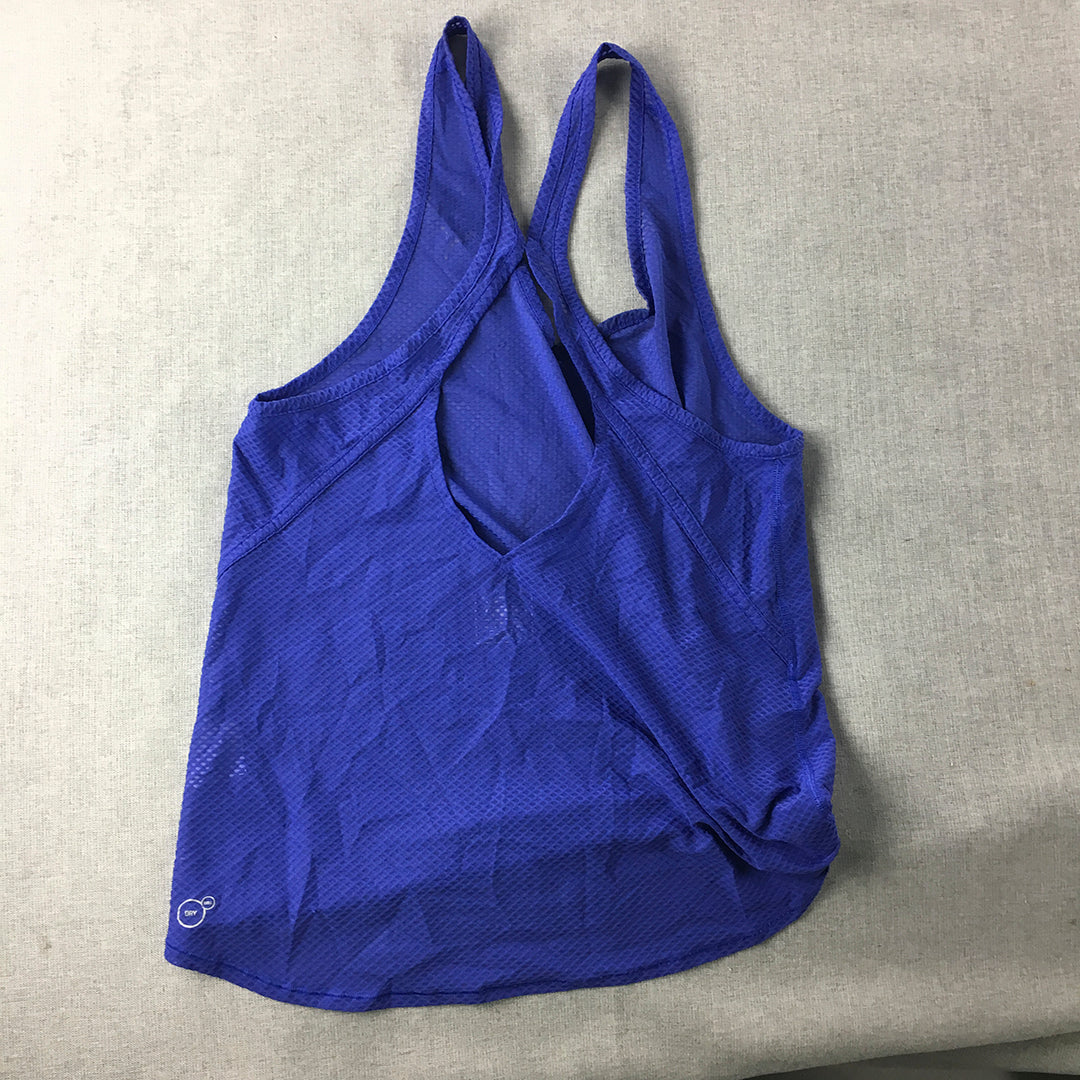 Puma Womens Tank Top Size M Purple Sleeveless Activewear Singlet Shirt