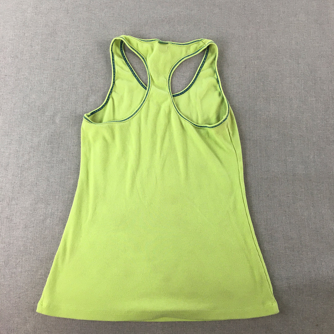 Lorna Jane Womens Tank Top Size L Green Sleeveless Singlet Shirt