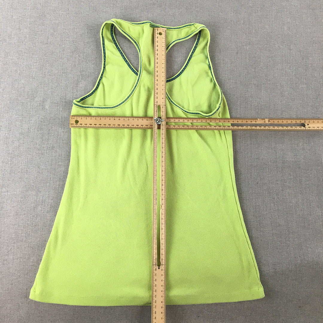 Lorna Jane Womens Tank Top Size L Green Sleeveless Singlet Shirt