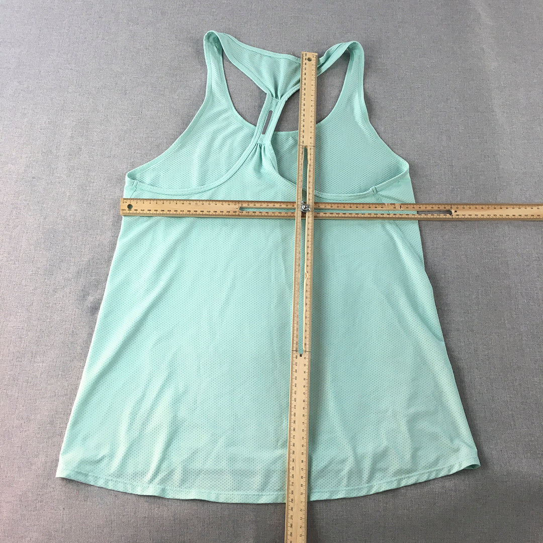 Calvin Klein Performance Womens Tank Top Size S Light Blue Sleeveless Shirt