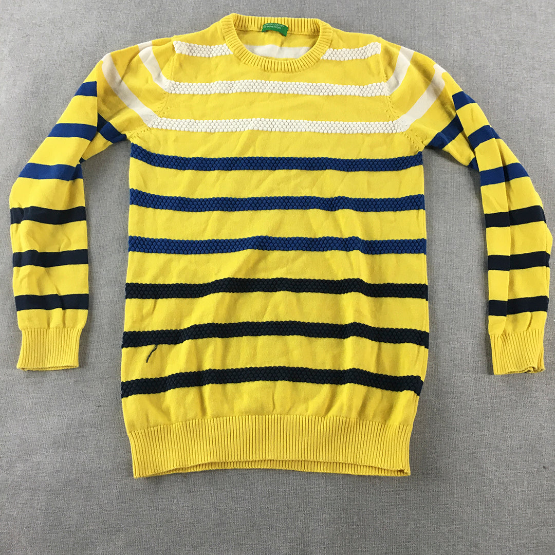 United Colors Of Benetton Kids Boys Knit Sweater Youth Size L (10 - 12 Years)