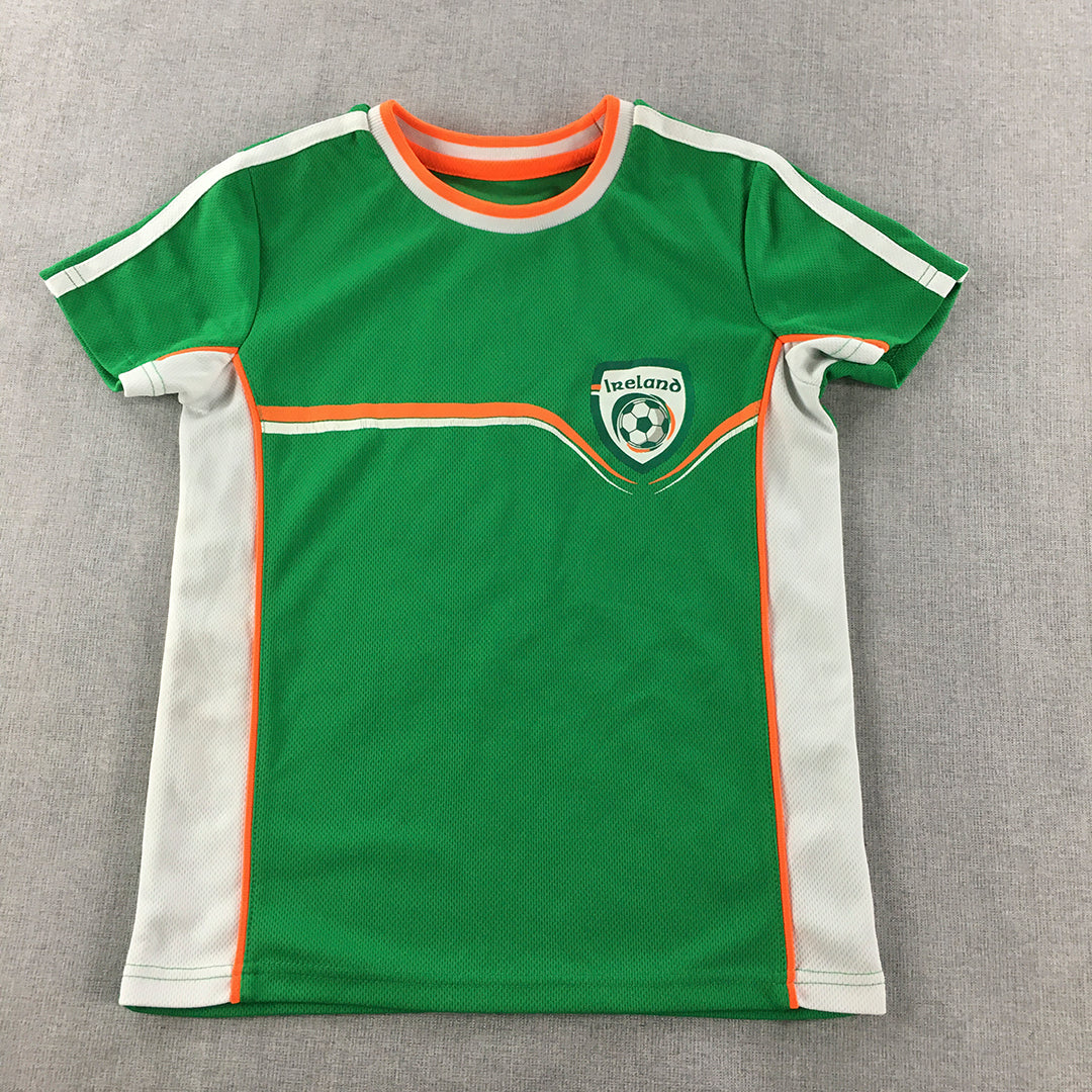 Ireland International Football Team Jersey Kids Boys Size 9 Green Kit Shirt