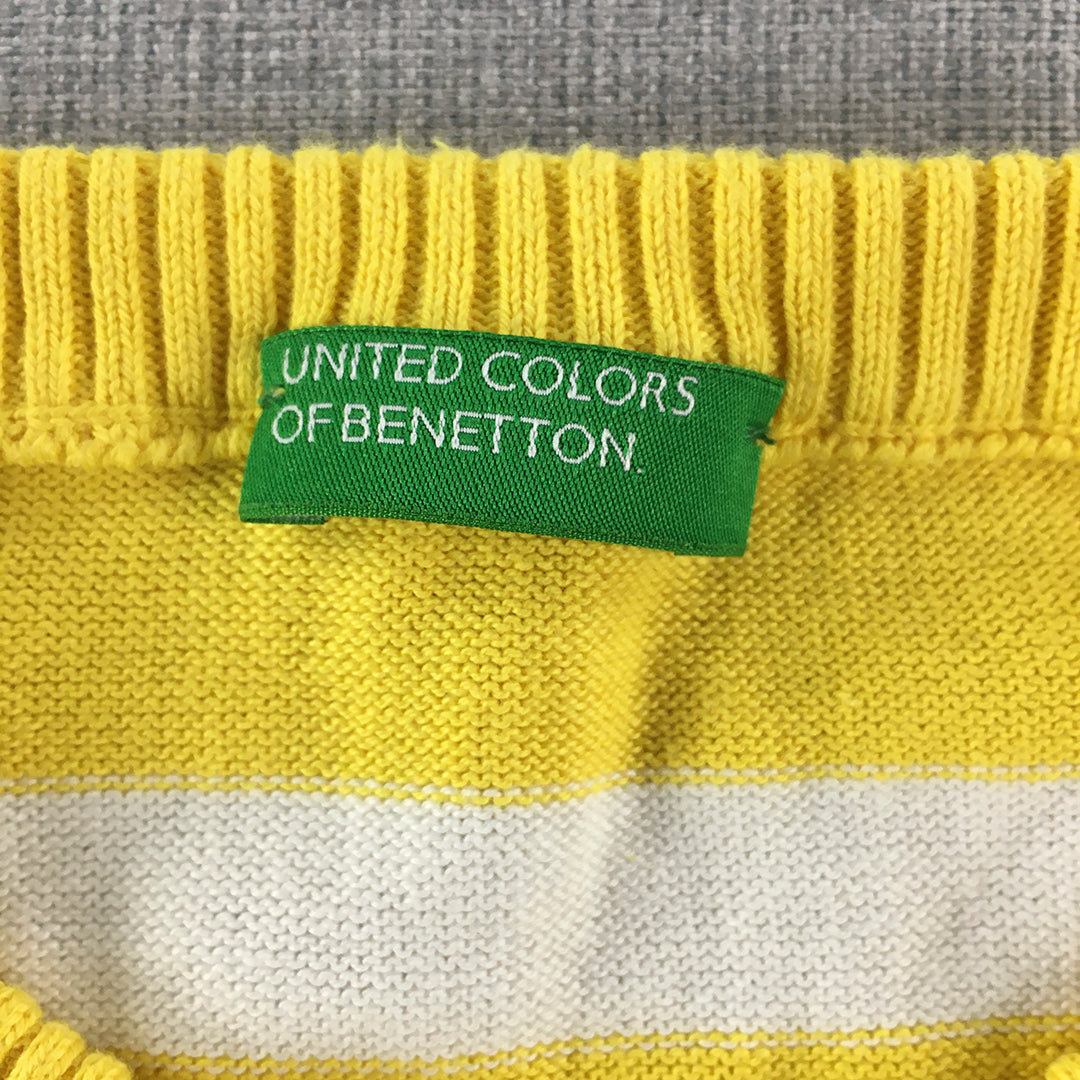 United Colors Of Benetton Kids Boys Knit Sweater Youth Size L (10 - 12 Years)