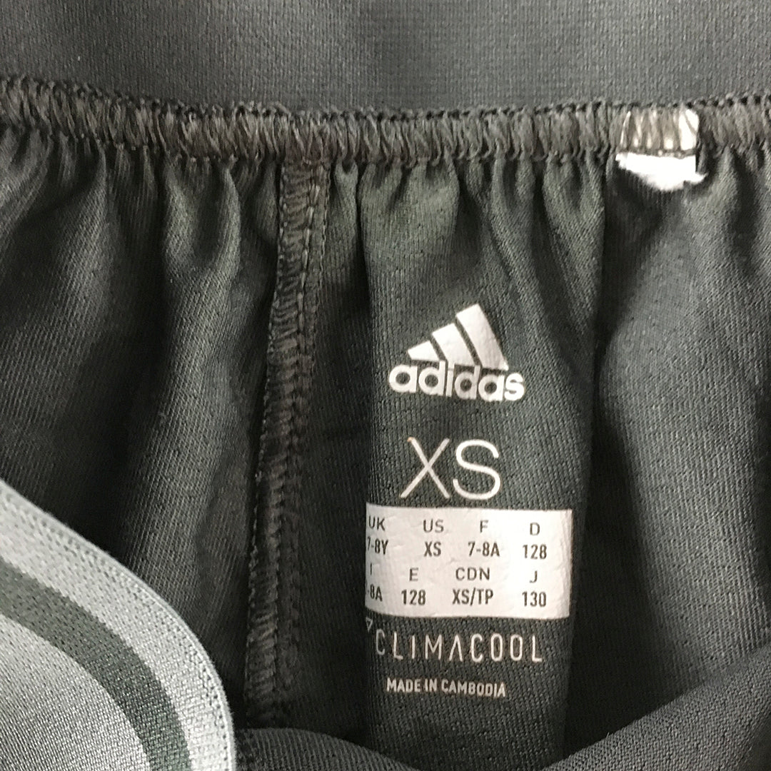 Adidas Womens Shorts Size XS Black Logo Elastic Waist Running Gym