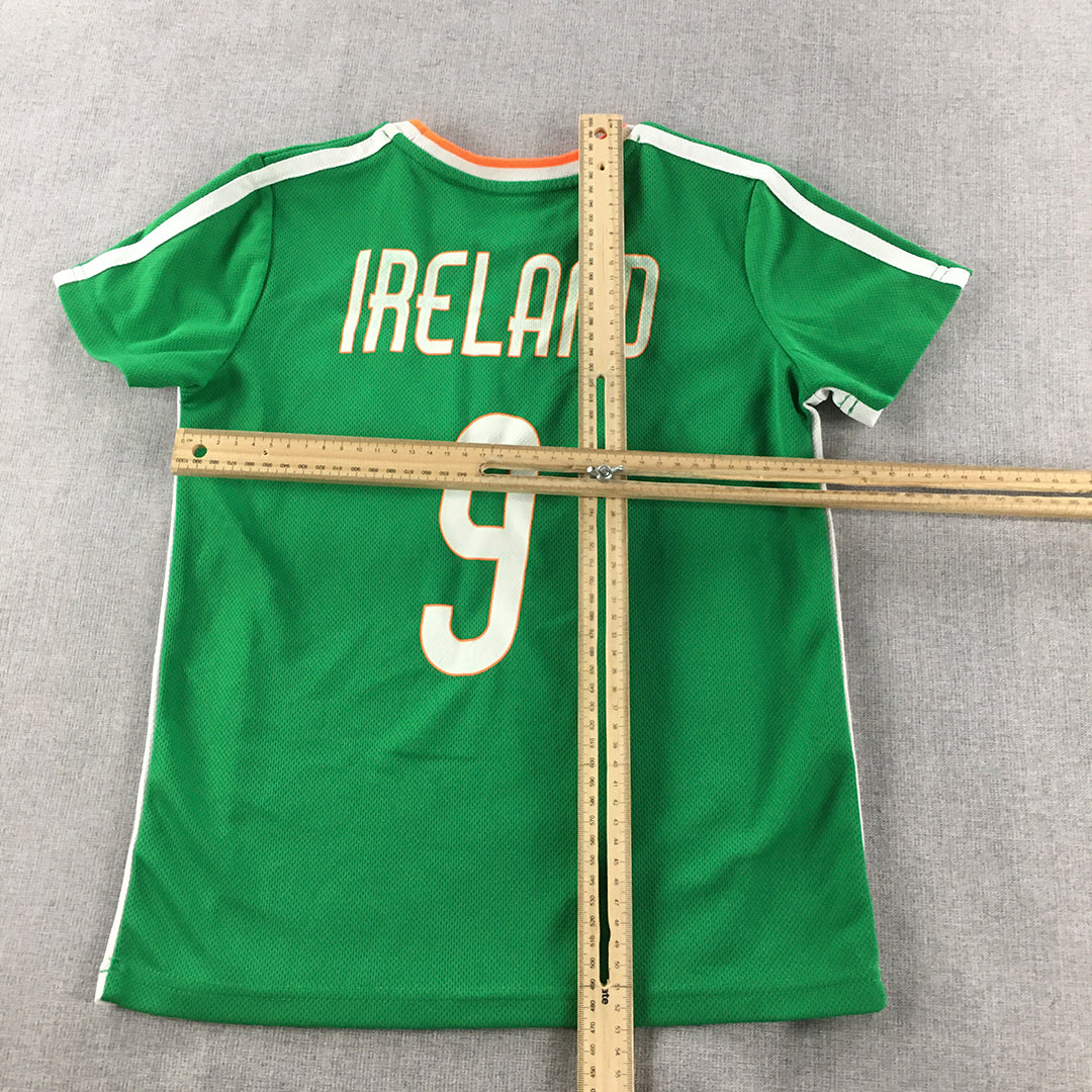 Ireland International Football Team Jersey Kids Boys Size 9 Green Kit Shirt