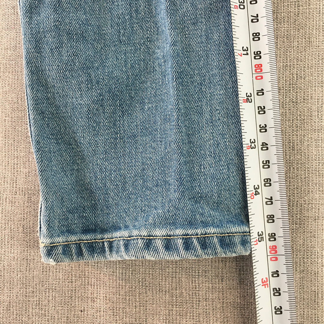 Calvin Klein Womens Jeans Size 28 x 26 Blue Light Wash Skinny Stretch Denim