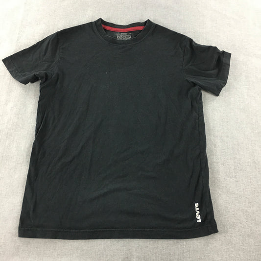 Levi's Mens T-Shirt Size M Black Short Sleeve Logo Tee