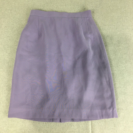 Buci Womens Mini Skirt Size S Purple Back Zip