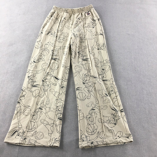 Space Jam H&M Kids Pants Size 11 - 12 Years Grey Elastic Waist