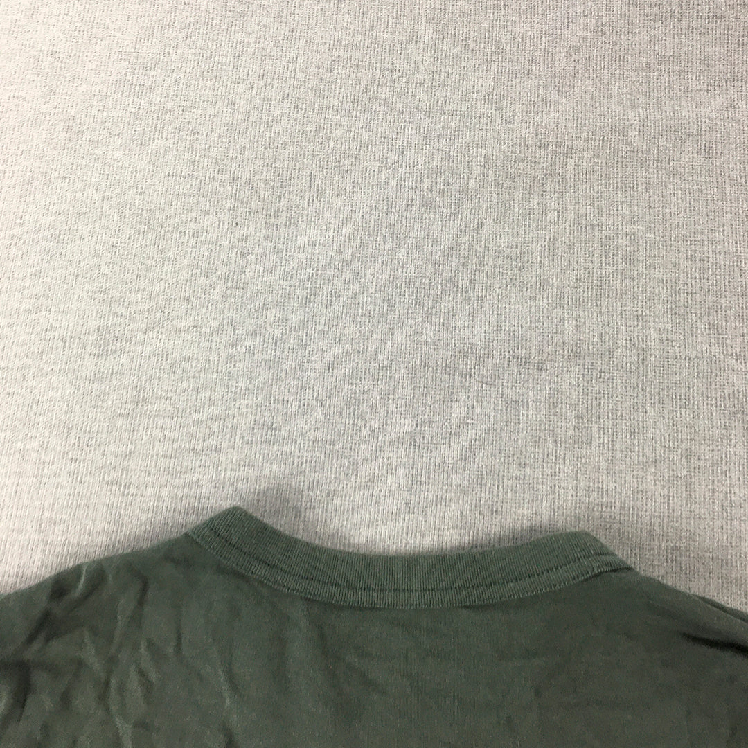 Uniqlo U Womens T-Shirt Size M Khaki Green Short Sleeve Top