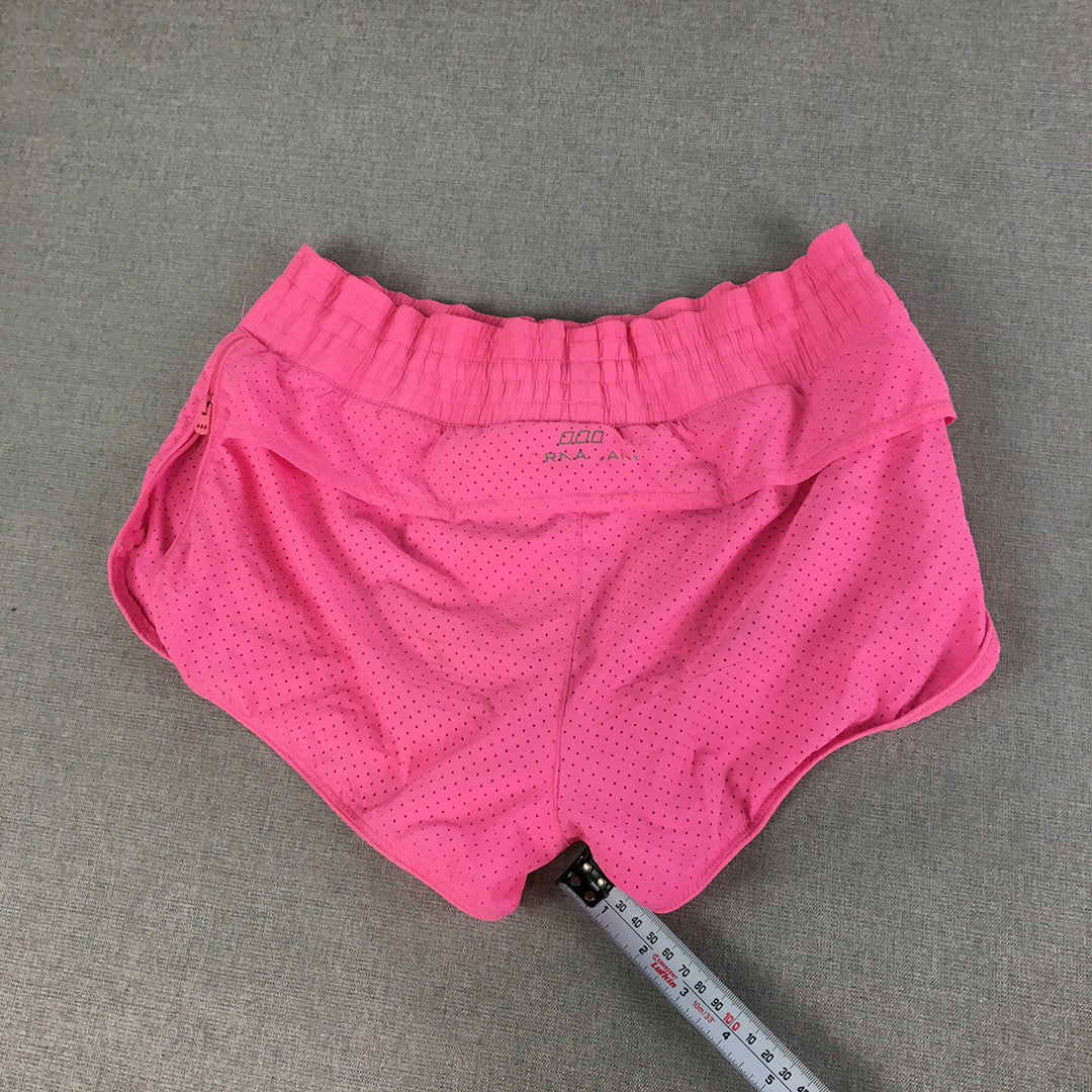 Lorna Jane Womens Shorts Size S Pink Elastic Waist