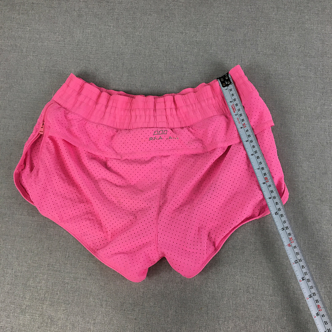 Lorna Jane Womens Shorts Size S Pink Elastic Waist