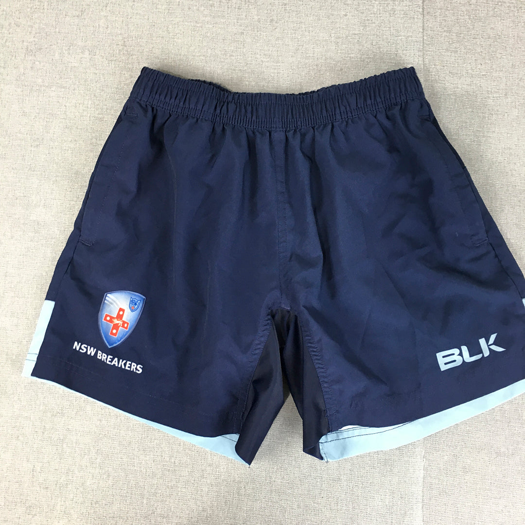 New South Wales Breakers Womens Shorts Size 8 Blue NSW Cricket