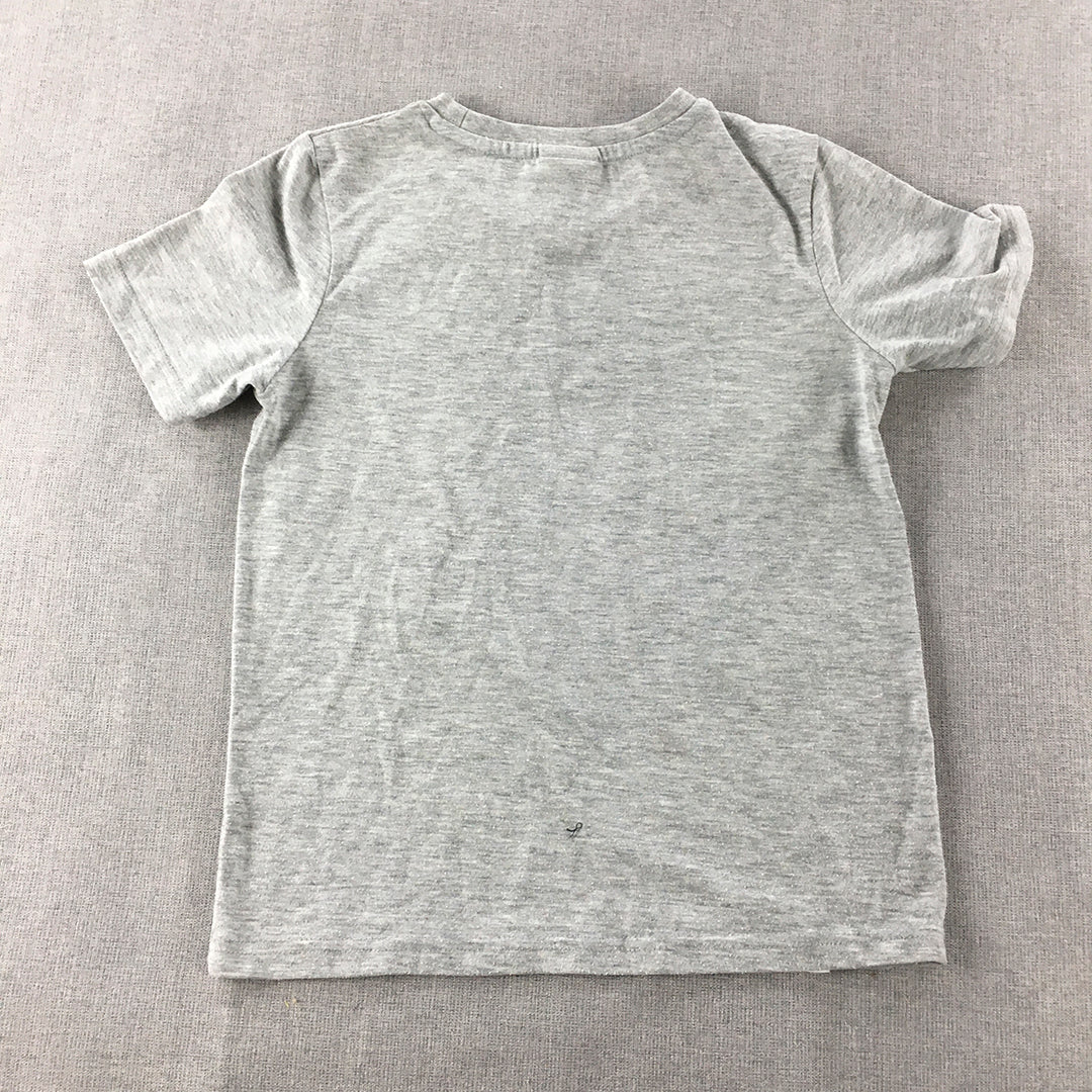 Lego Kids Boys T-Shirt Size 6 Grey Short Sleeve Top