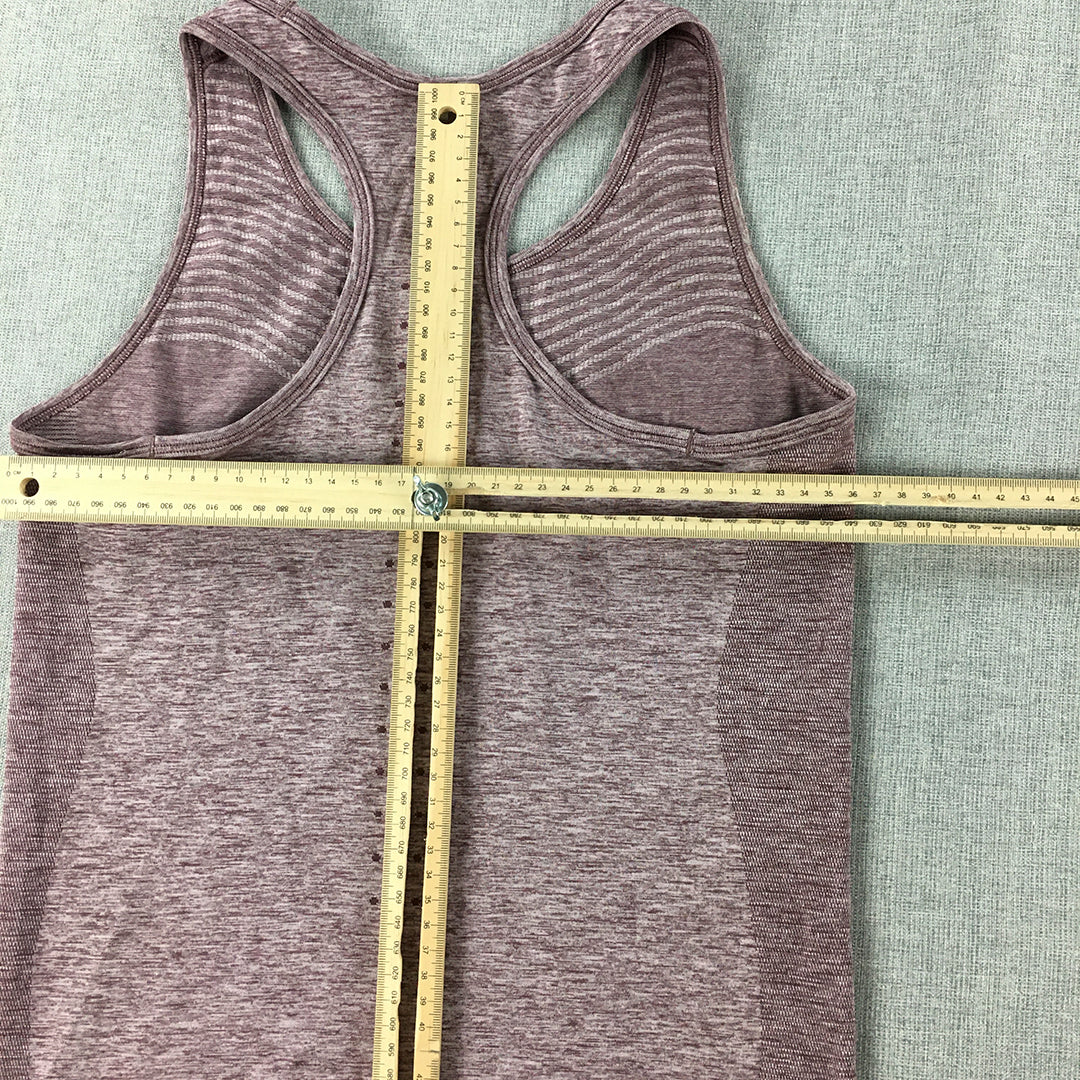 Nike Womens Tank Top Size XS Purple Sleeveless Dri-Fit Shirt