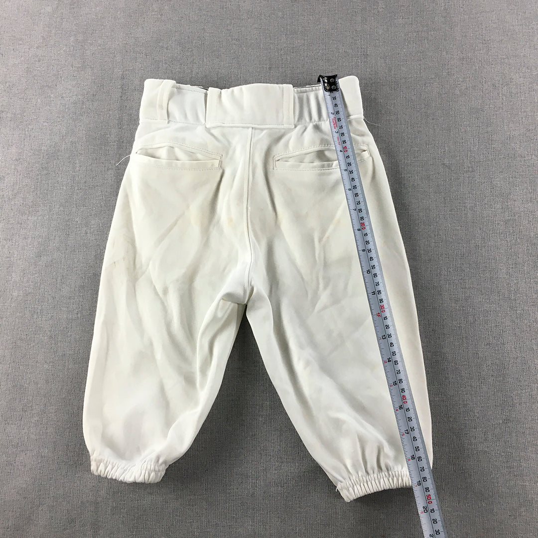 Rawlings Baseball Kids Boys Pants Size S White Knickers Logo