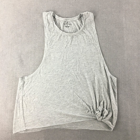 Rockwear Womens Tank Top Size 10 Grey Sleeveless Activewear Top