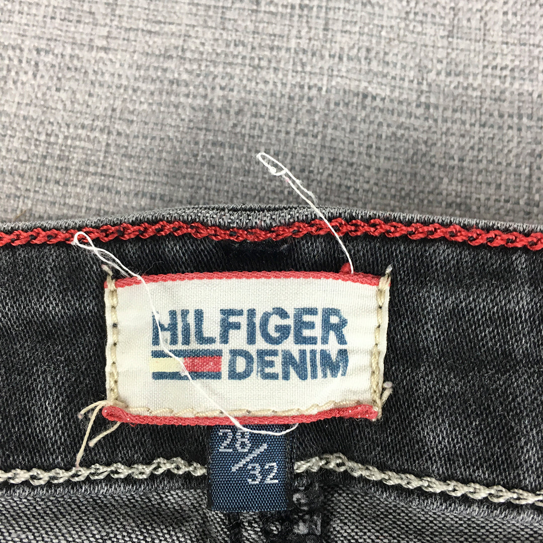 Tommy Hilfiger Womens Skinny Jeans Size 28 Black Stretch Denim