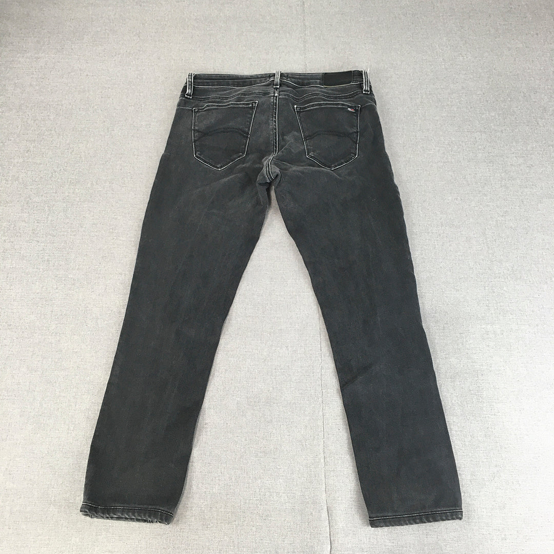 Tommy Hilfiger Womens Skinny Jeans Size 28 Black Stretch Denim