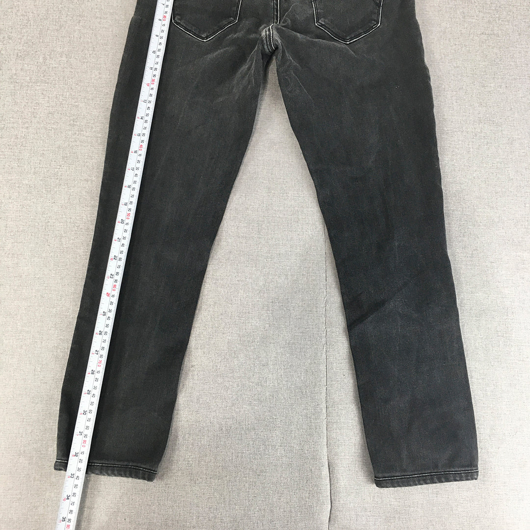 Tommy Hilfiger Womens Skinny Jeans Size 28 Black Stretch Denim