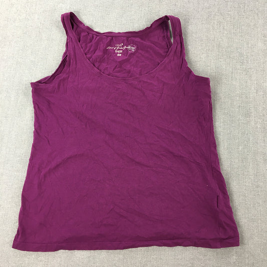 H&M Womens Tank Top Size M Purple Sleeveless Singlet Shirt