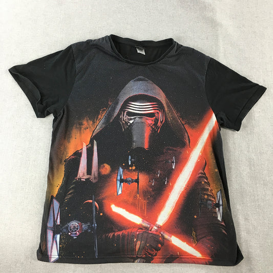 Star Wars Mens T-Shirt Size L Black Kylo Ren Short Sleeve Top