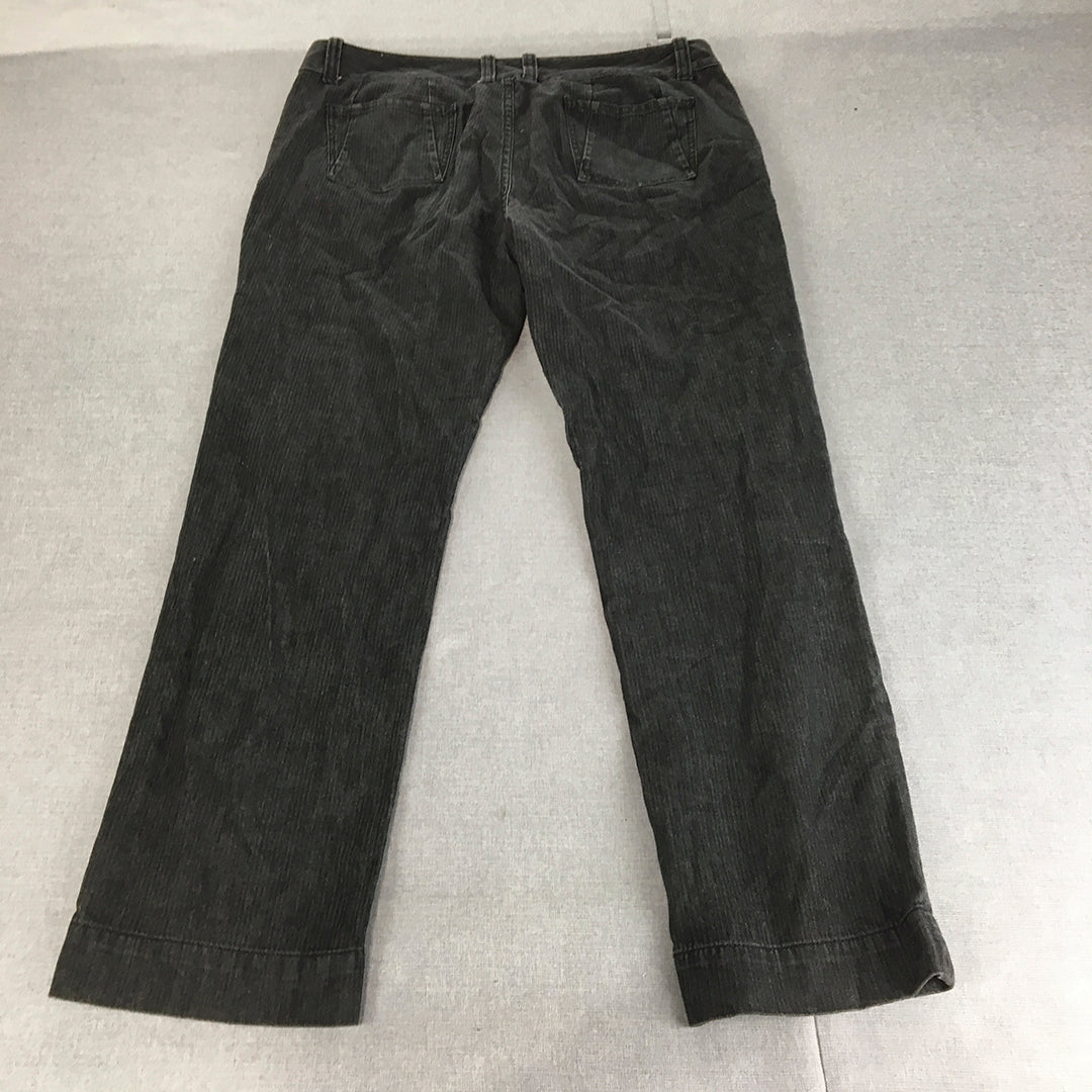 Colorado Womens Jeans Size 16 (W36 x L28) Black Dark Wash Straight Leg Denim