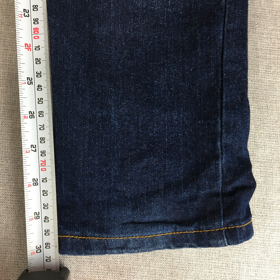 Free Fusion Womens Skinny Jeans Size 8 (W28 x L30) Blue Dark Wash Stretch Denim