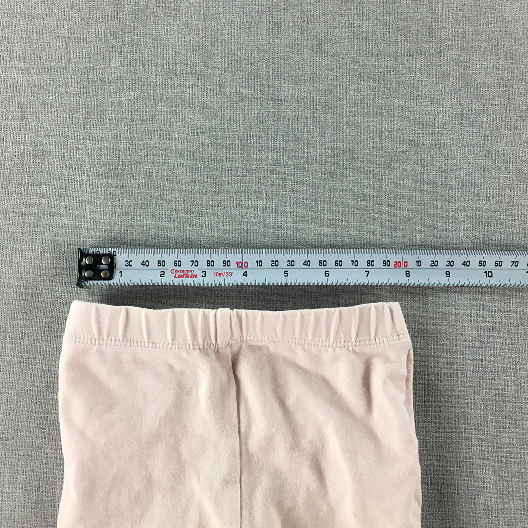 Ralph Lauren Baby Girls Pants Size 18 Months Pink Elastic Waist Pony Logo