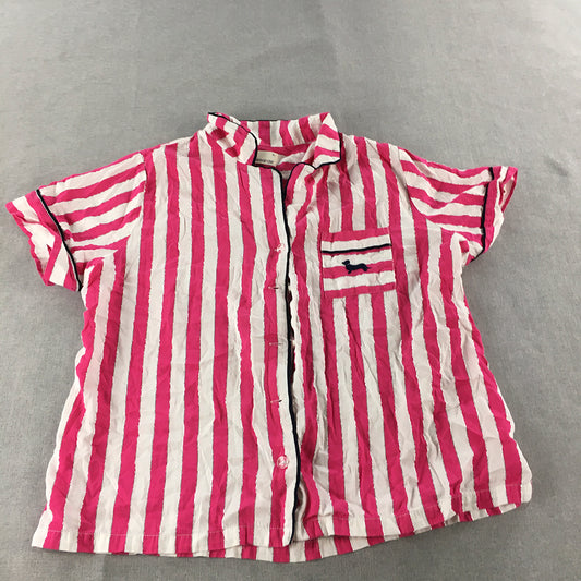 Peter Alexander Womens Sleep Shirt Size 1+ (16 - 18) Pink White Striped