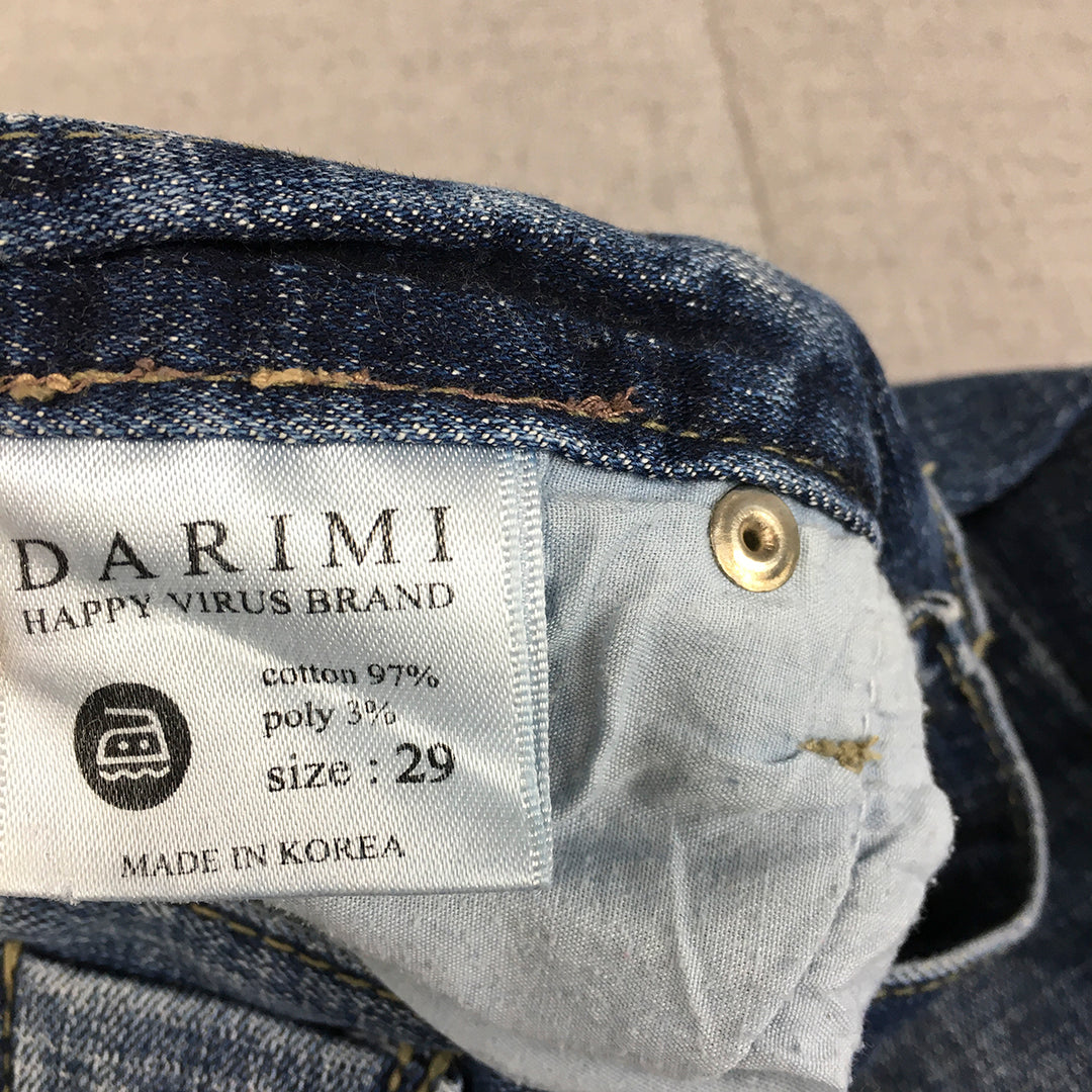 Darimi Womens Skinny Jeans Size 29 Blue Dark Wash Denim