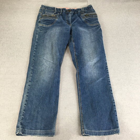 Autograph Womens Jeans Size 16 Blue Straight Leg Denim