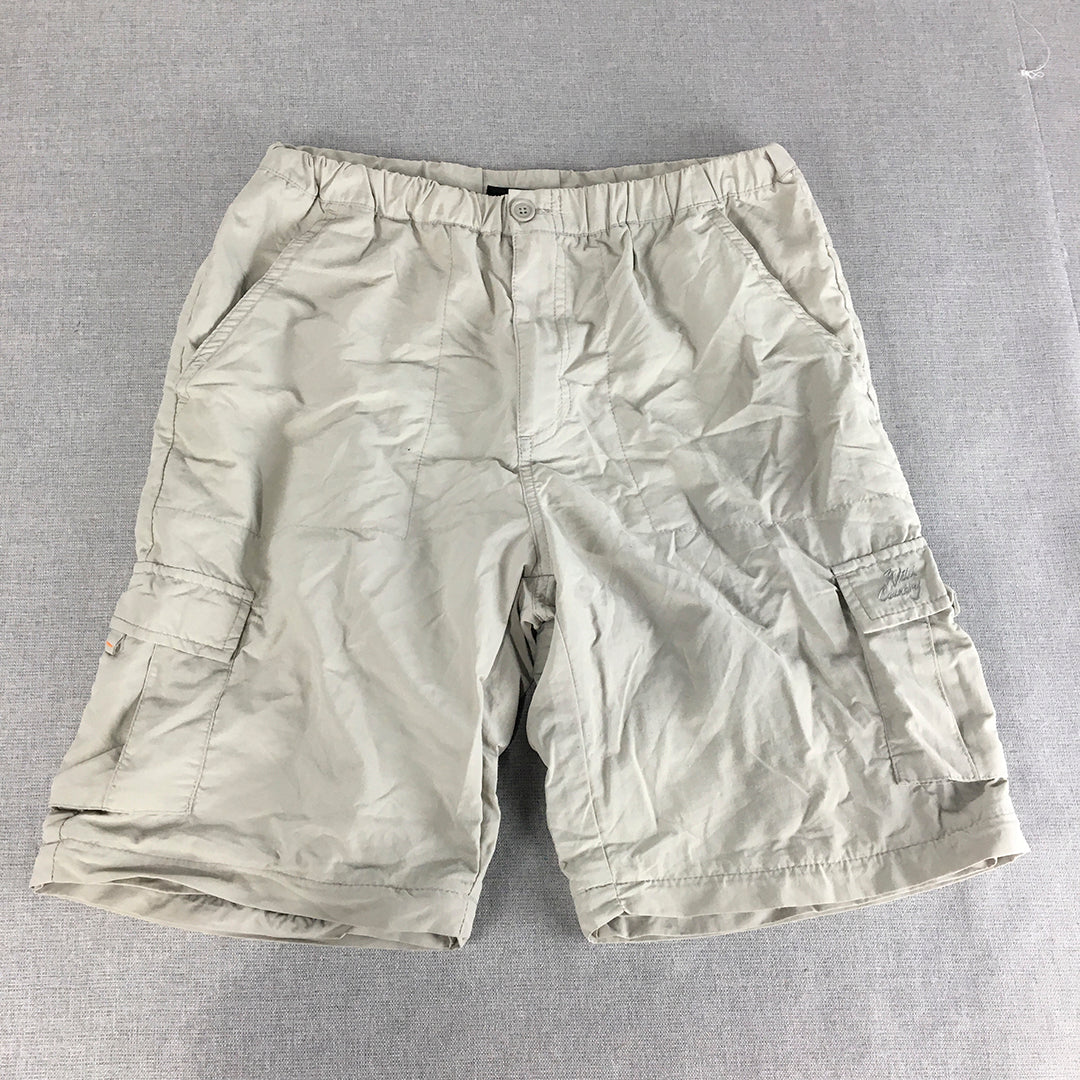 Wild Country Kids Boys Cargo Shorts Size 14 Grey Pockets Outdoor Hiking