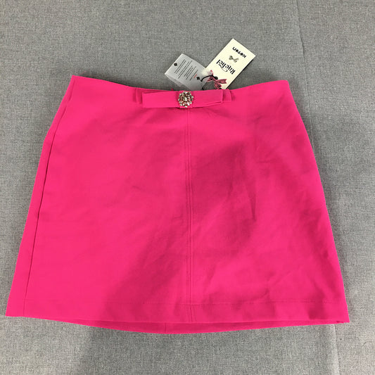 NEW Rachel Araz x Koton Womens Mini Skirt Size 38 EU (W28) Pink Diamante