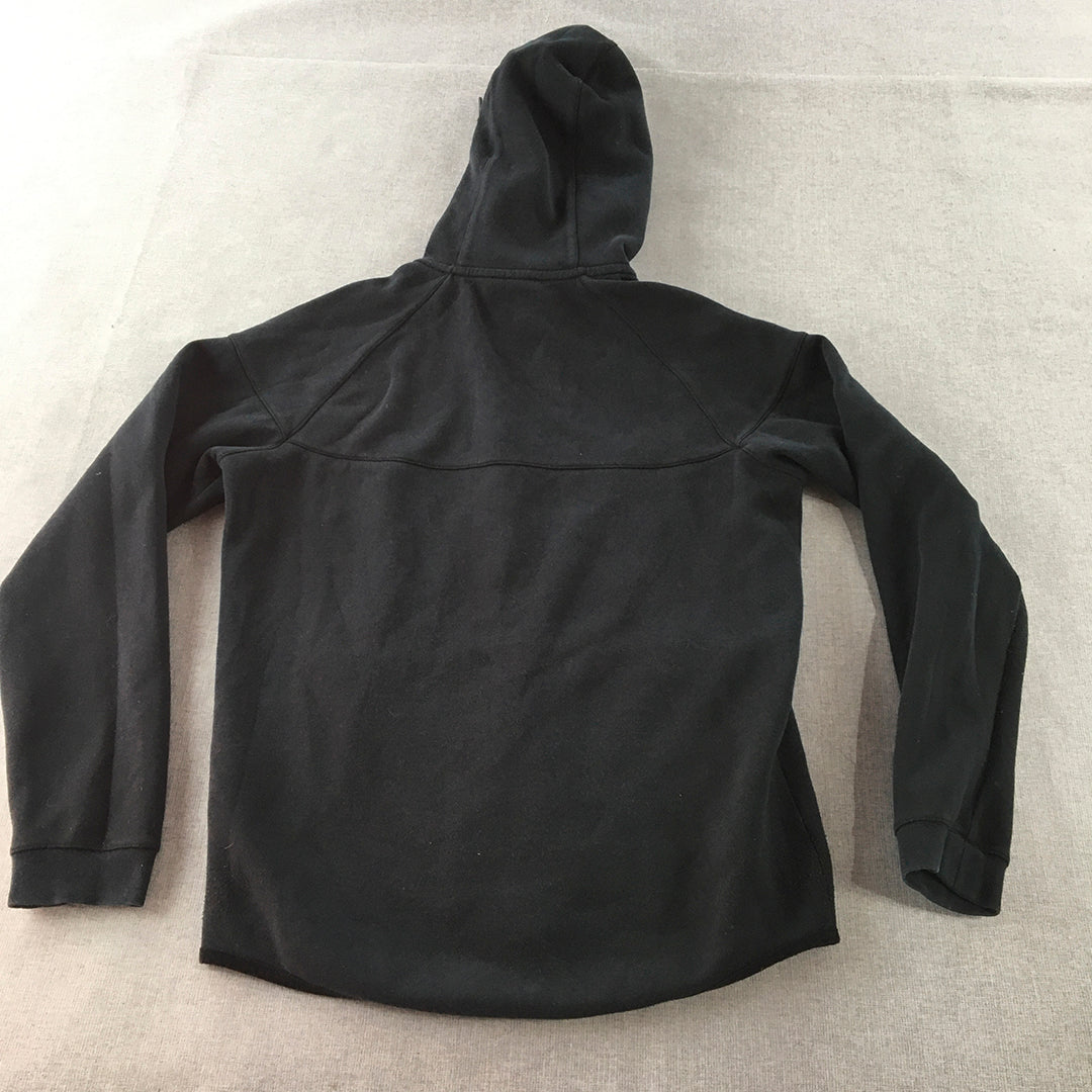 Nike Tech Fleece Mens Hoodie Jacket Size M Black Zip-Up Logo Coat