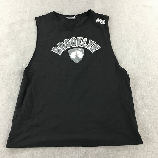 F45 Mens Tank Top Size XL Black Brooklyn Boxing Gym Workout