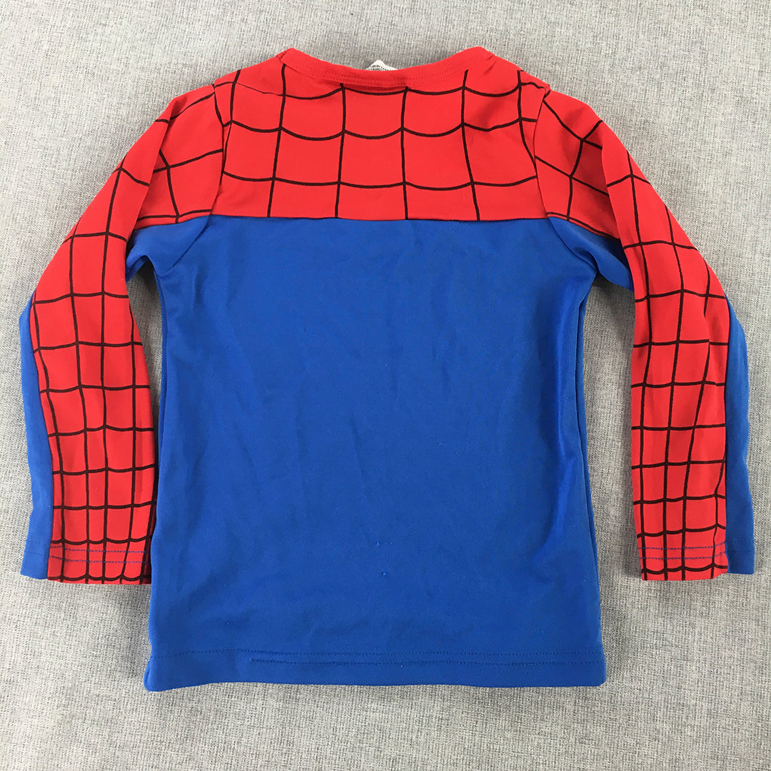 Marvel Spider-Man 2 Kids Boys Shirt Size 2 - 3 Years Toddler Red Blue Costume