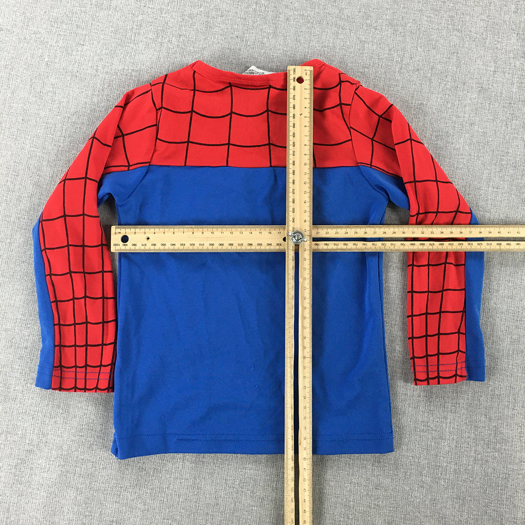 Marvel Spider-Man 2 Kids Boys Shirt Size 2 - 3 Years Toddler Red Blue Costume