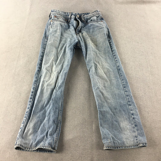 Levi's 513 Jeans Size 30 Blue Light Wash Straight Denim